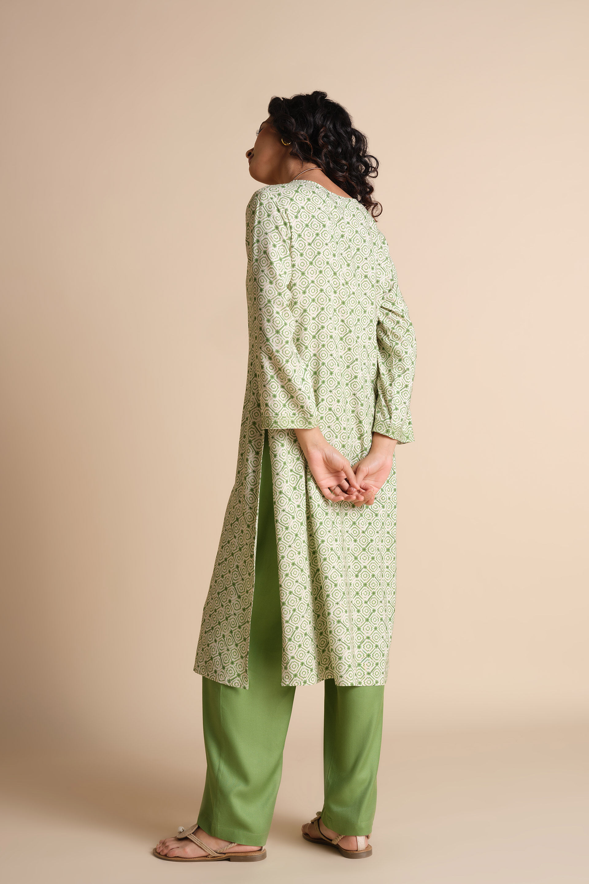 Roohina Kurta, Sage Green, image 4
